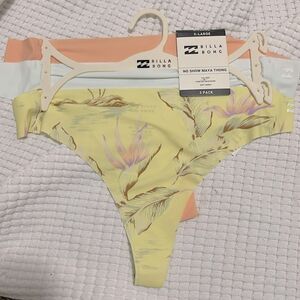 Billabong - No Show Maya Thong 3Pk - XL
